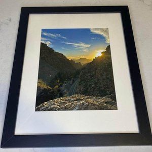 Mountain Sunset Photo 15.5 X 12.5